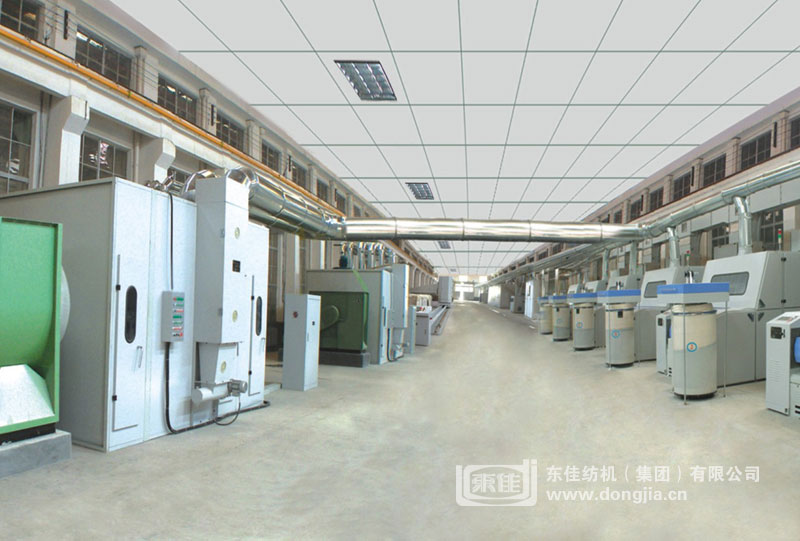 全流程开清梳联合机